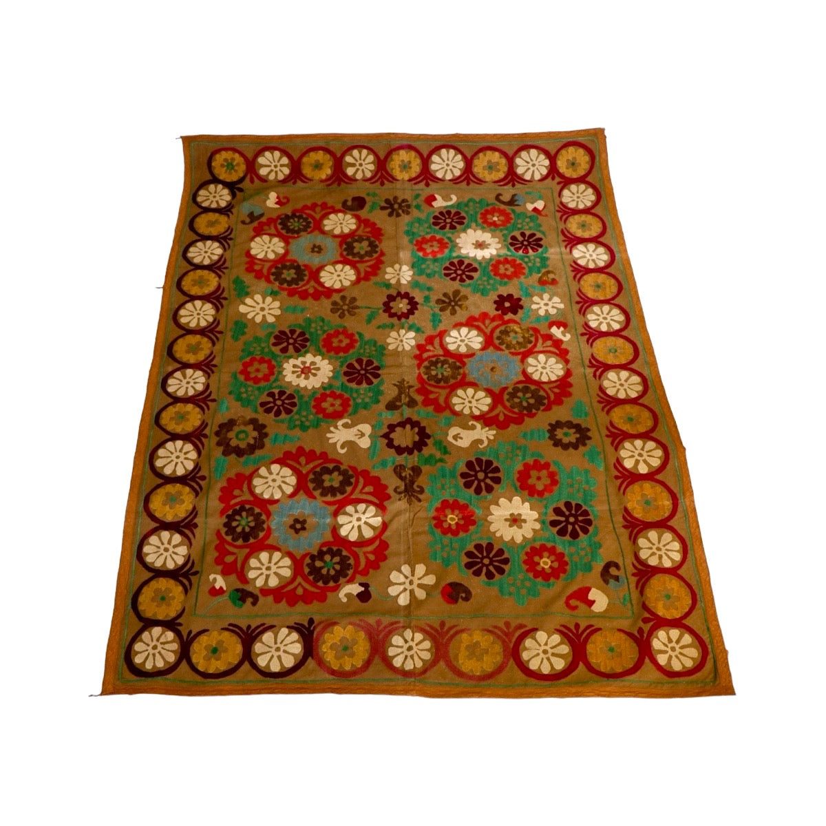 Antique Suzani Textile- 52" x 70"