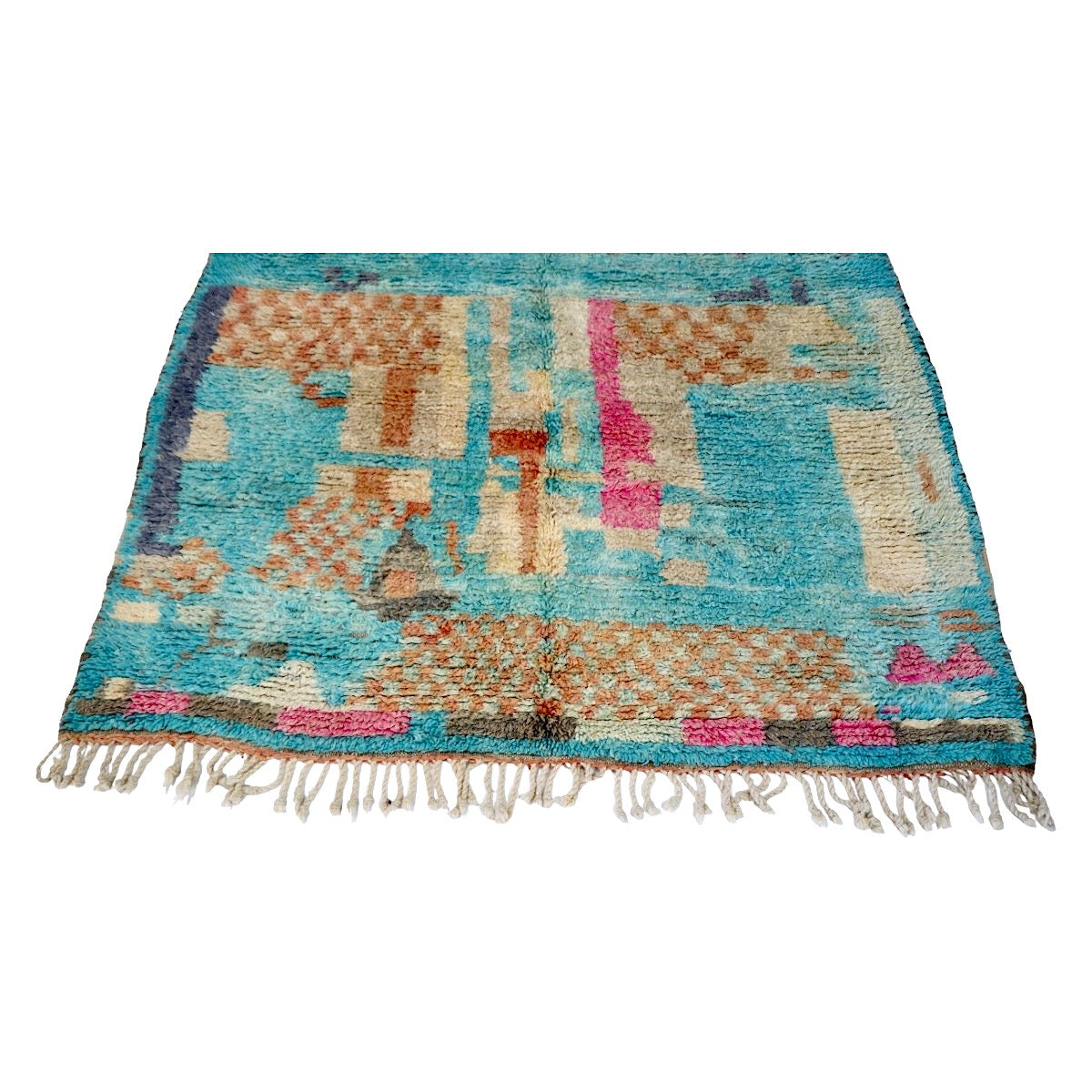 Aqua Boujaad Rug