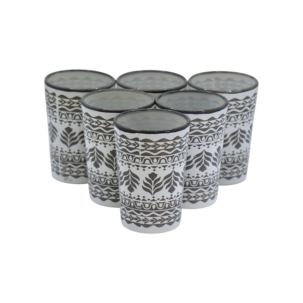 Casablanca Moroccan Tea Glasses Set of 6