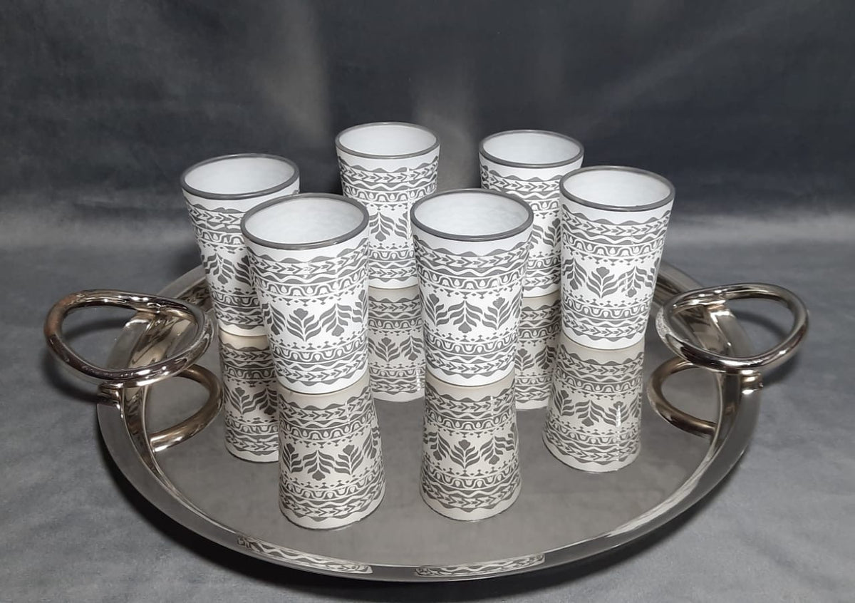 Casablanca Moroccan Tea Glasses Set of 6