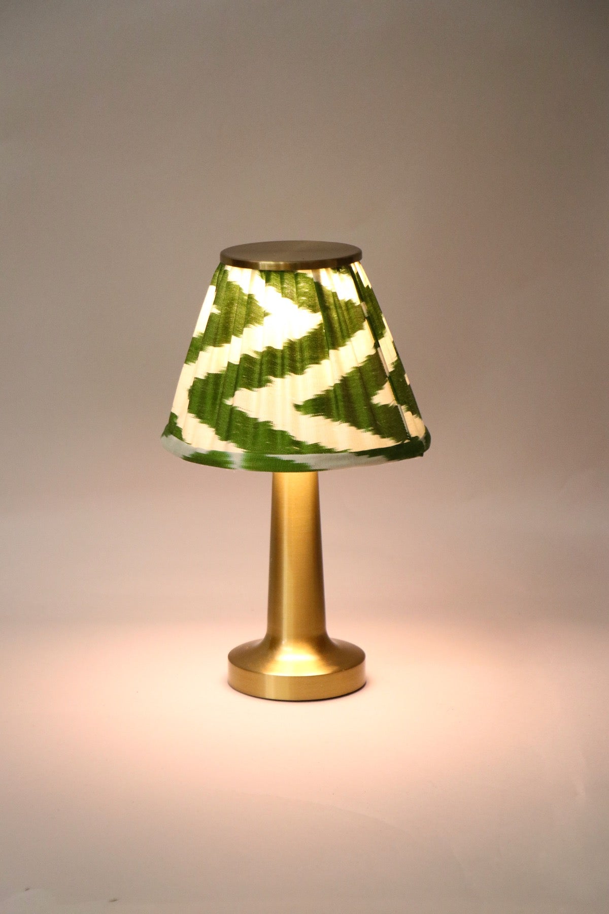 Green Ikat Lampshade