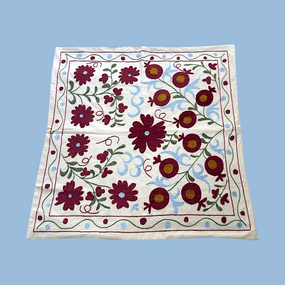 Hand-Embroidered Suzani Textile