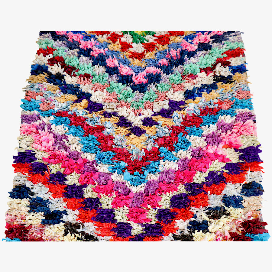 Berber Boucherouite Runner - 36" x 116"