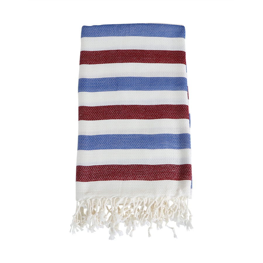 Burgundy Lili Turkish Peştemal