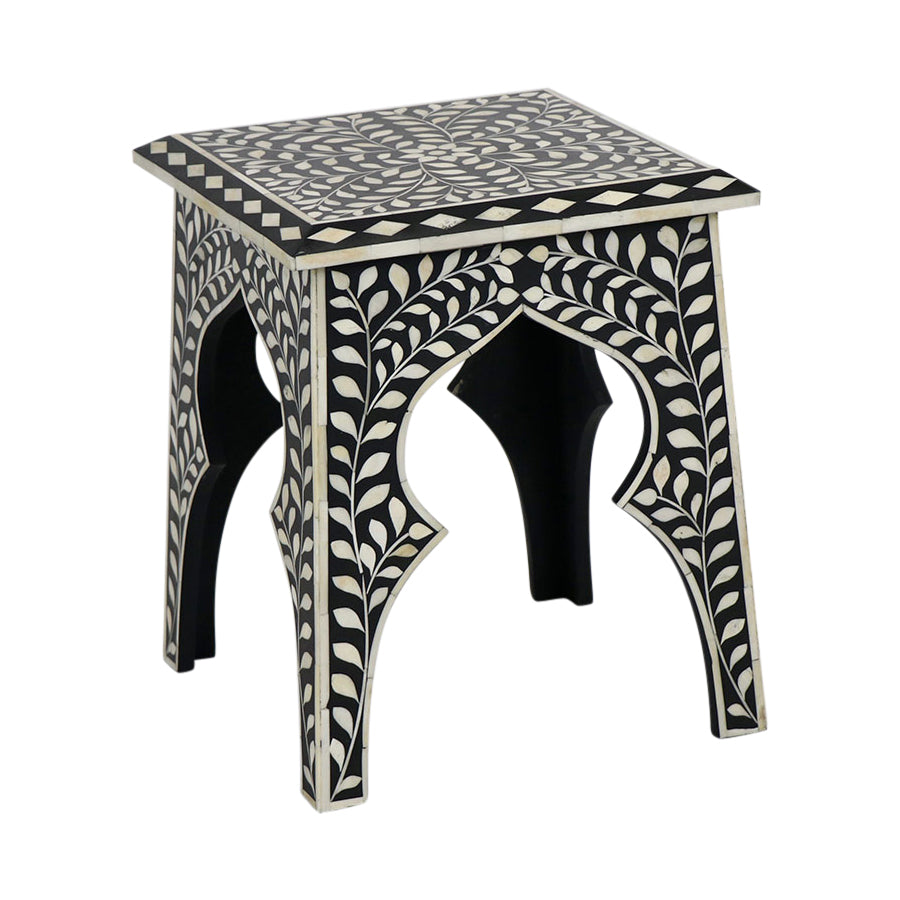 Black Bone Inlay Table