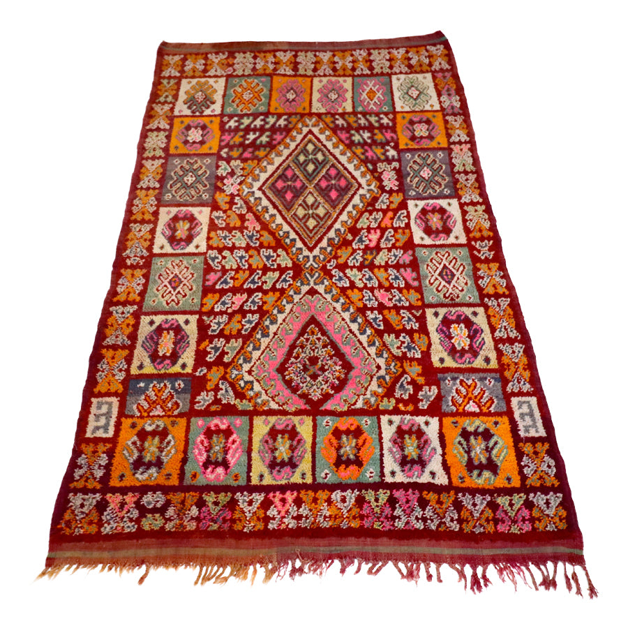 Moroccan Boujad Rug - 68" x 117"