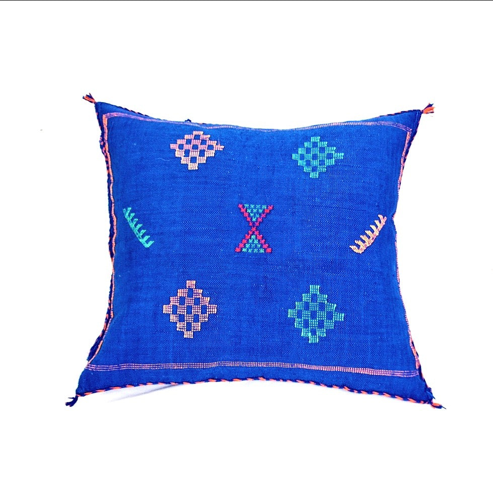 Cobalt Blue Sabra Pillow