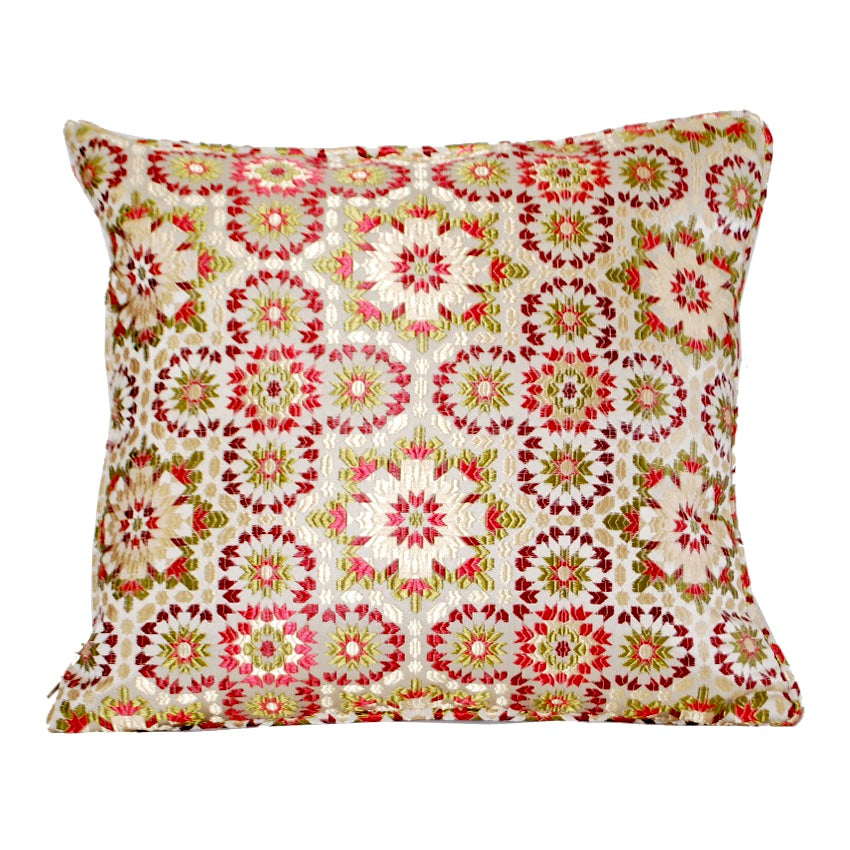 Moroccan Zellij Fabric , Red