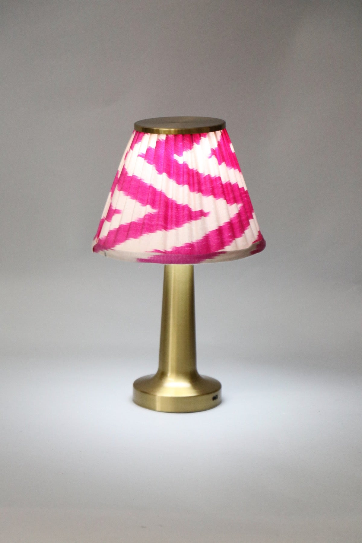 Pink Ikat Lampshade