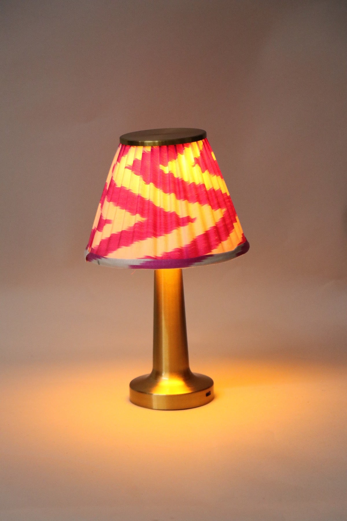 Pink Ikat Lampshade