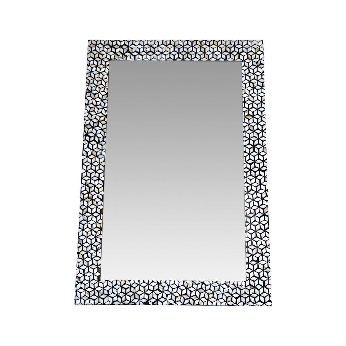 Rectangular Mother of Pearl Mirror