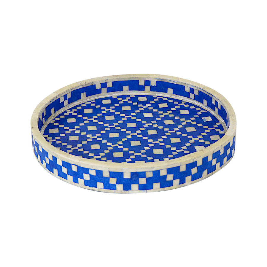 Round Bone Inlay Tray