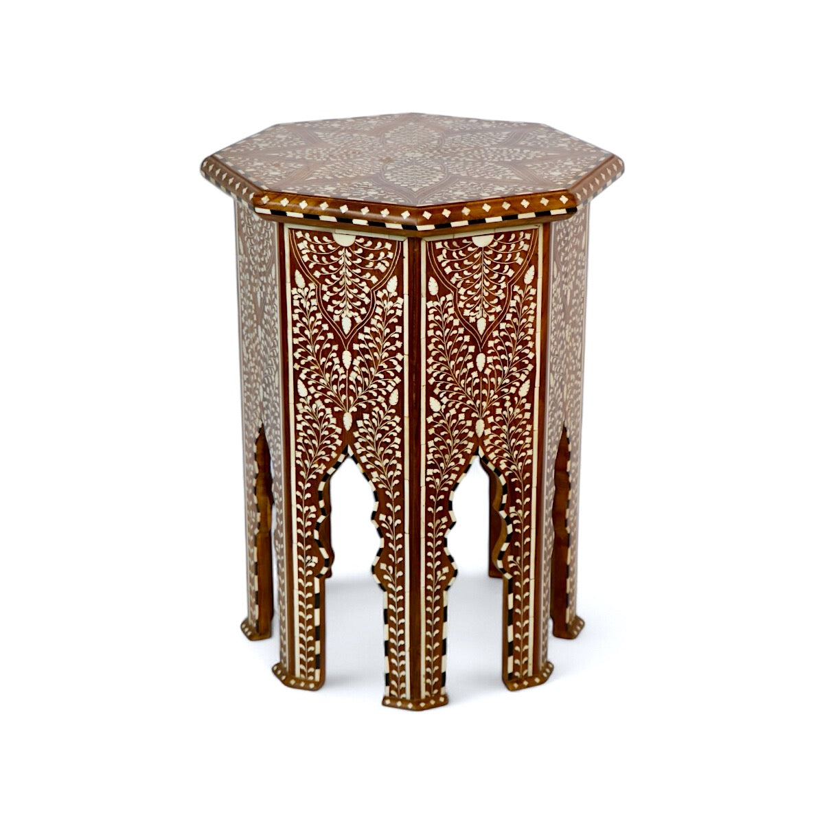 Royal Bone Inlaid Teak wood Table