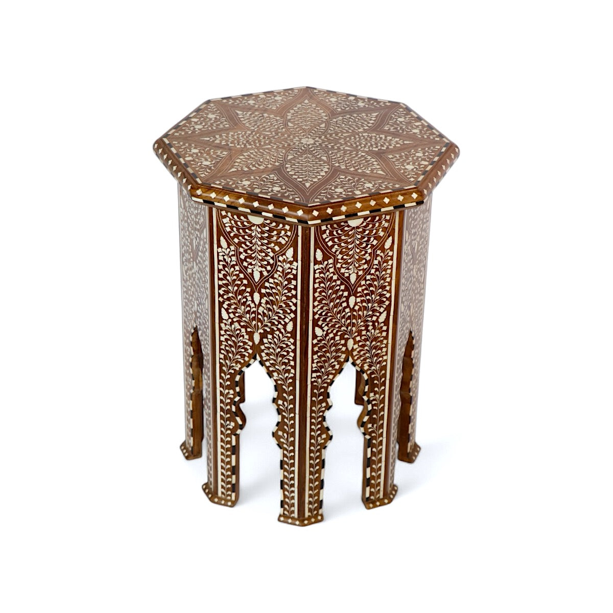 Royal Bone Inlaid Teak wood Table