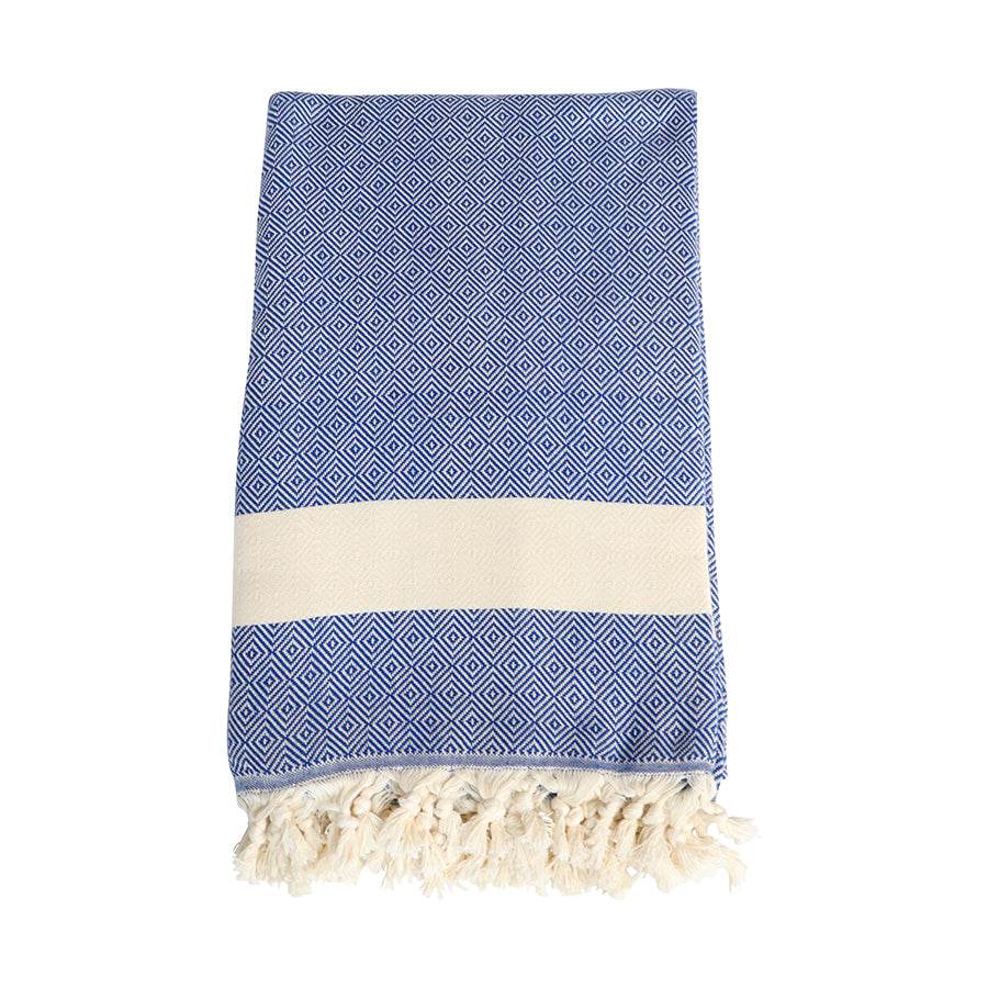 Blue Turkish Towel Blanket