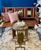 Gold Agate End Table