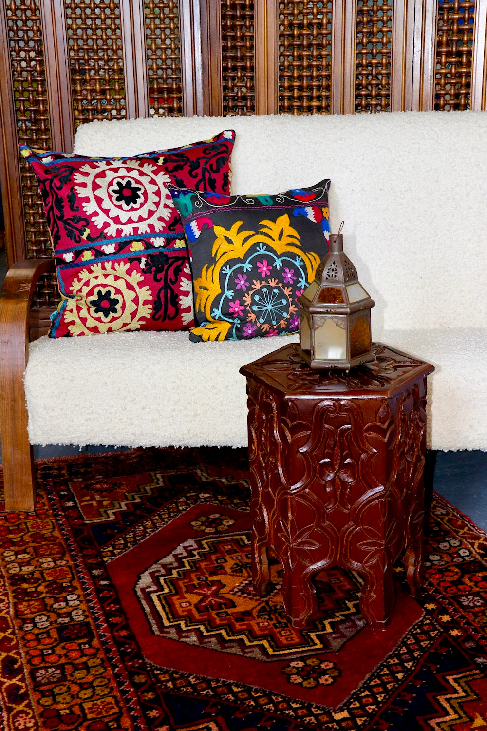 Suzani Textile Pillow