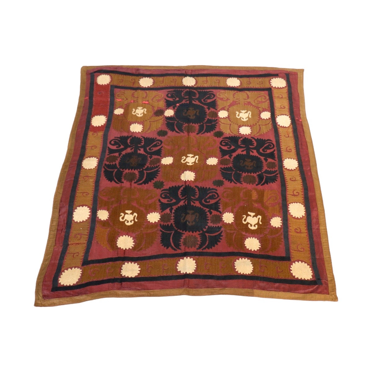 Antique Suzani Textile- 46" x 54"