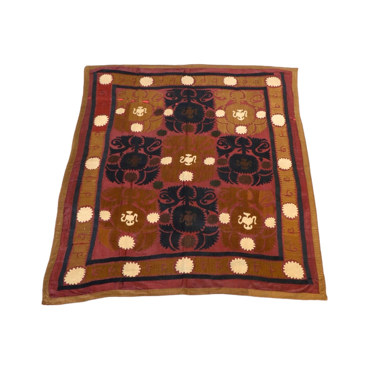 Antique Suzani Textile- 46" x 54"