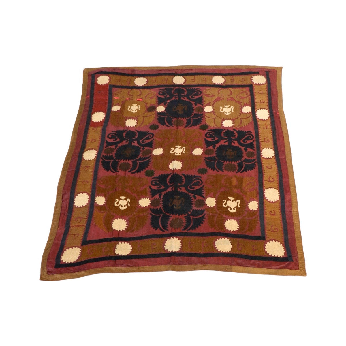 Antique Suzani Textile- 46" x 54"
