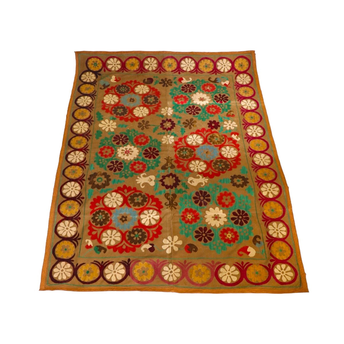 Antique Suzani Textile-  52" x 70"