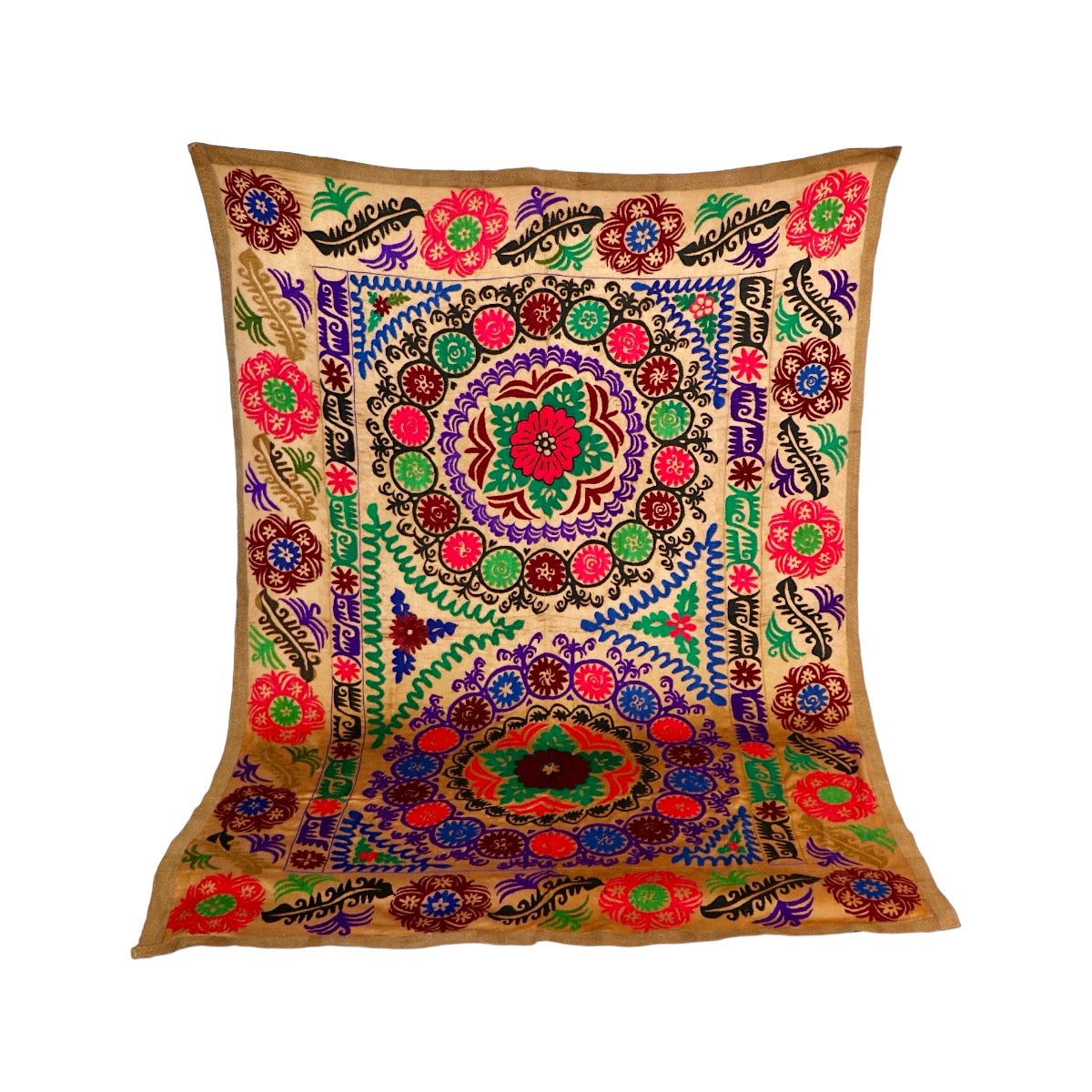 Antique Suzani Textile- 74" x 110"