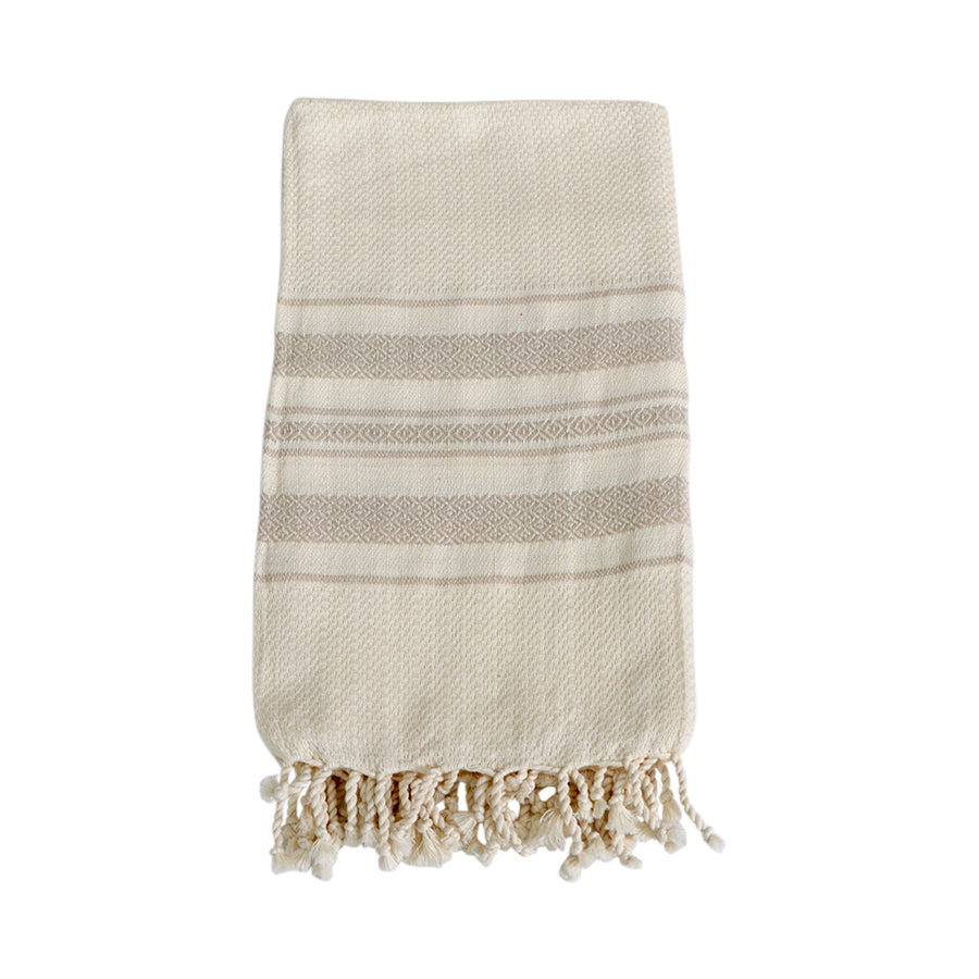 Turkish Bamboo Hammam Towel- Beige