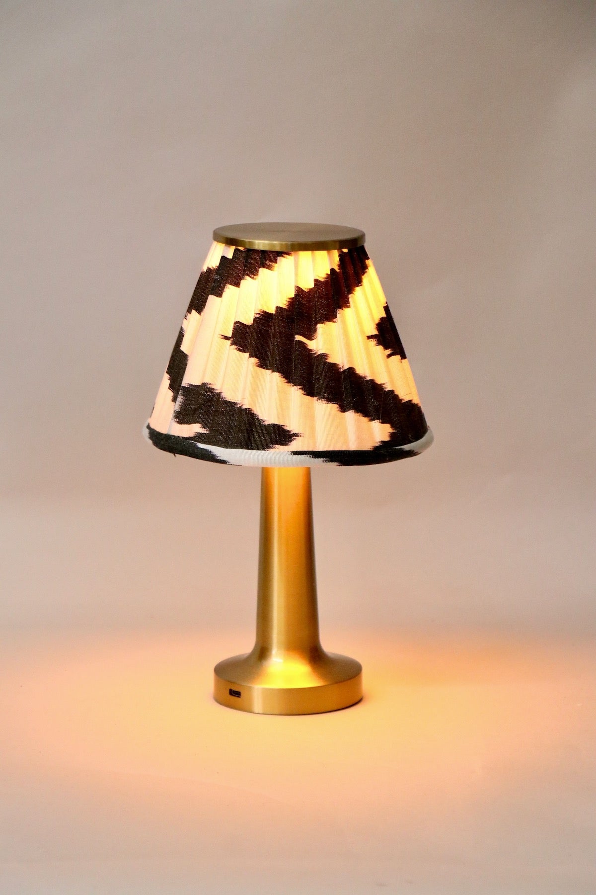 Black Ikat Lampshade