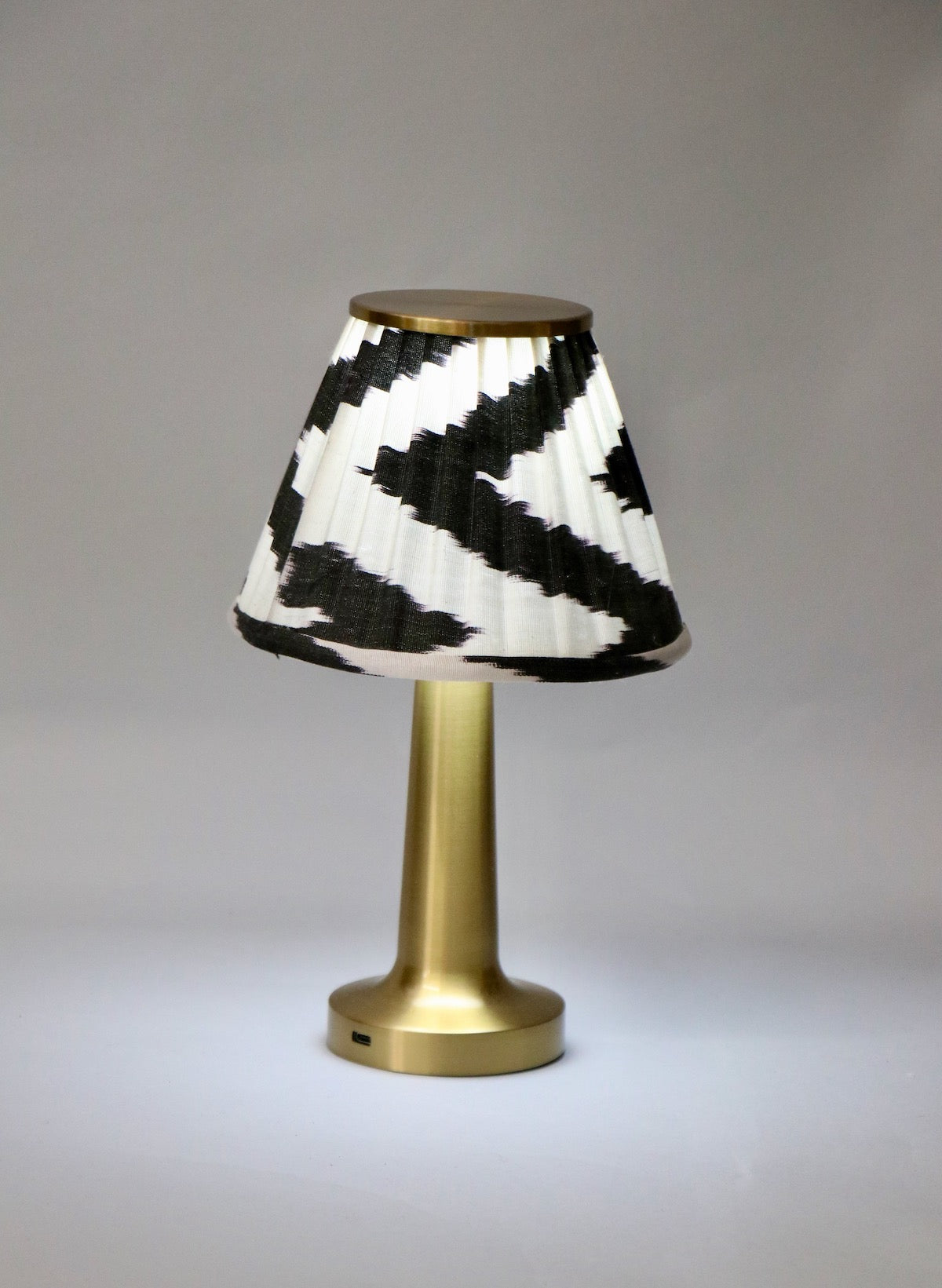 Black Ikat Lampshade