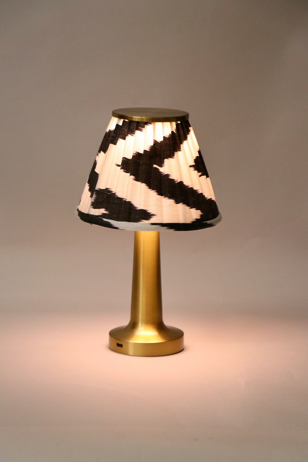 Black Ikat Lampshade