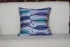 Blue & Purple Ikat Pillow