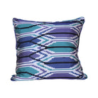 Blue & Purple Ikat Pillow