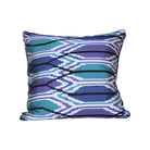Blue & Purple Ikat Pillow