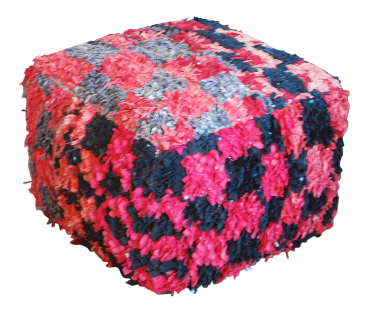 Boucherouite Poof