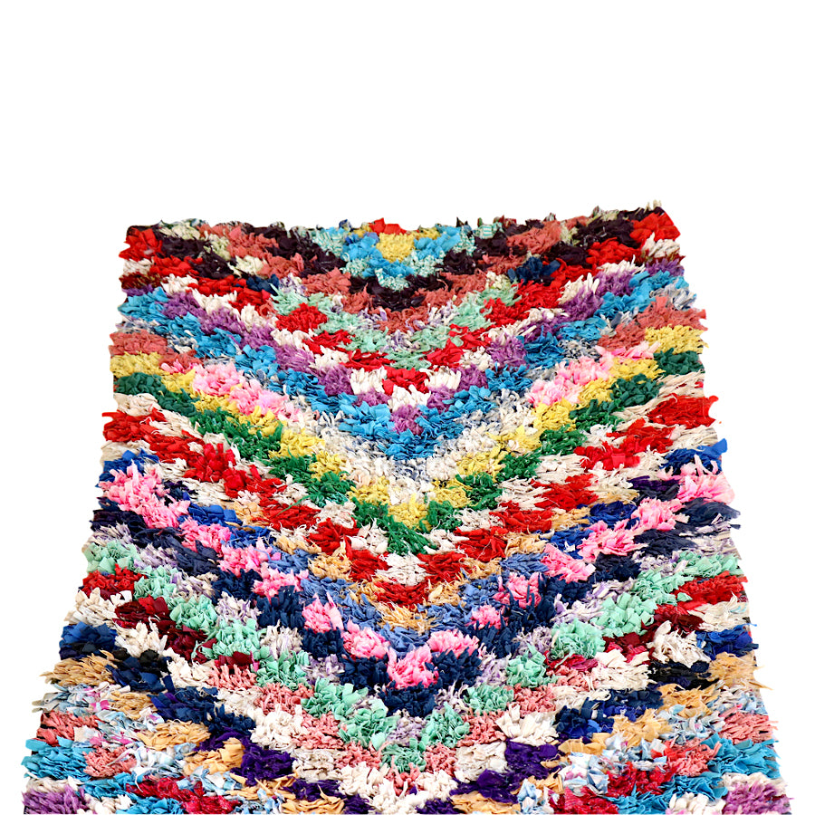 Berber Boucherouite Runner - 36" x 116"