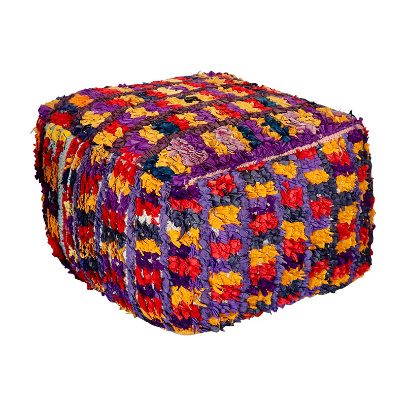 Boucherouite Rug Pouf