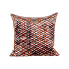 Brown Ikat Velvet Pillow