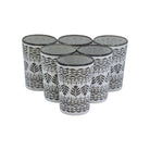 Casablanca Moroccan Tea Glasses Set of 6