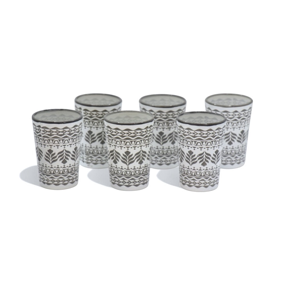 Casablanca Moroccan Tea Glasses Set of 6