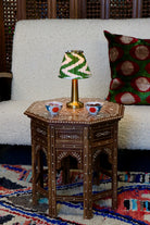 Green Ikat Lampshade