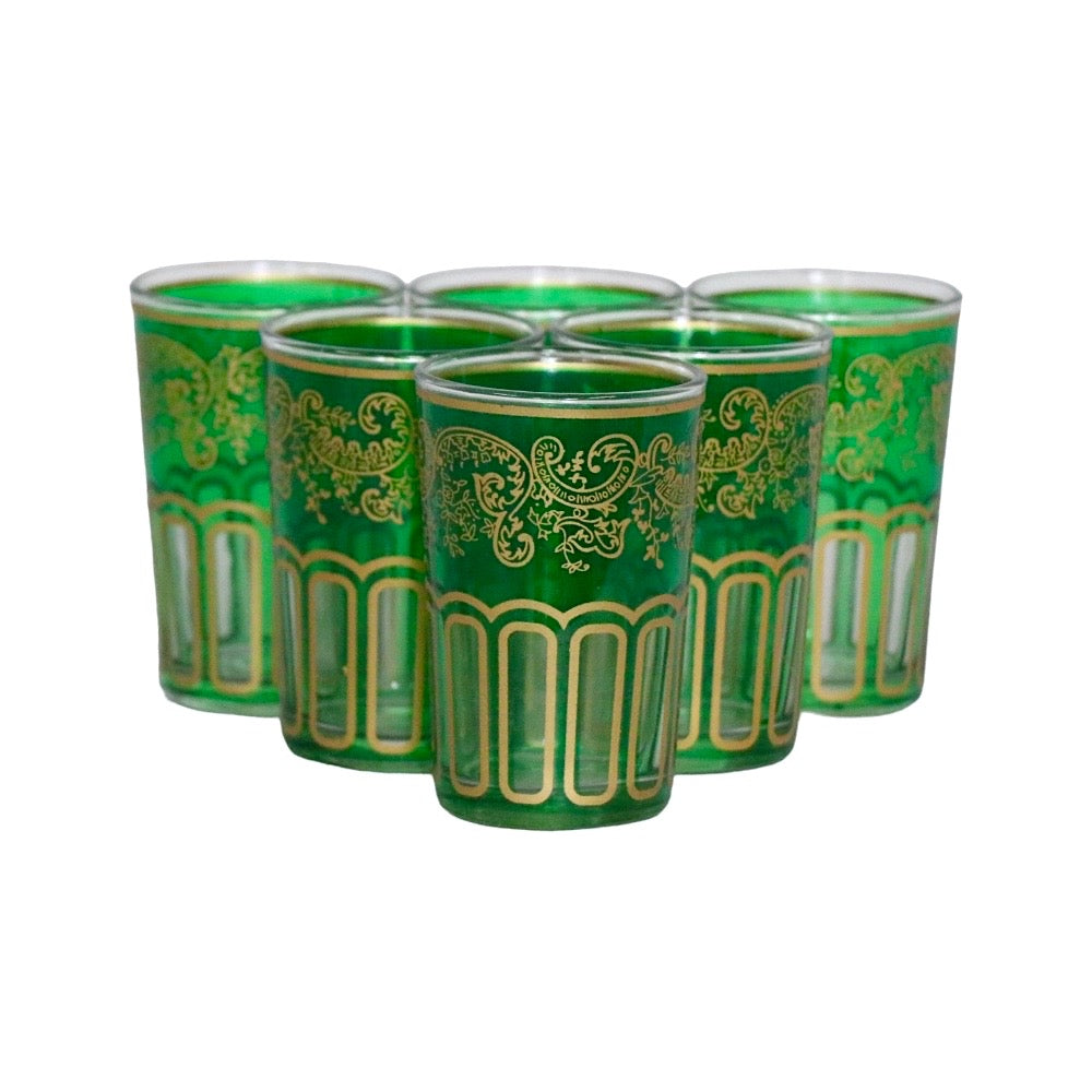 Moroccan Green Tea Glasses
