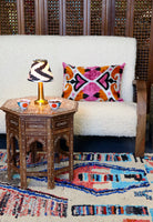 Rectangular Habibi Ikat Velvet Pillow