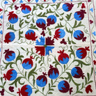 Hand-Embroidered Suzani Tablecloth - 35" x38"