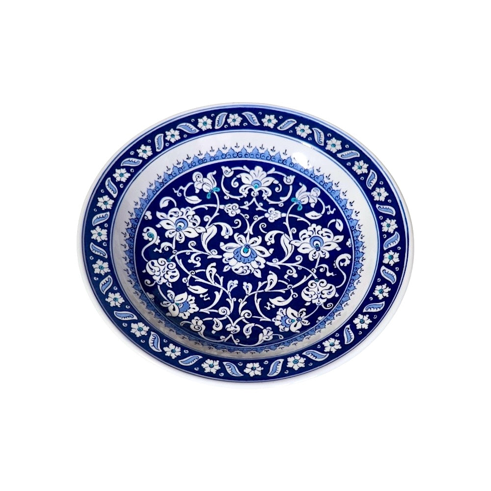 Hand-Painted Iznik Turkish Decorative Plate.