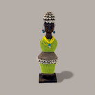 Handmade Namji Beaded Doll- Lime