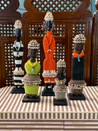 Handmade Namji Beaded Doll- Oranges