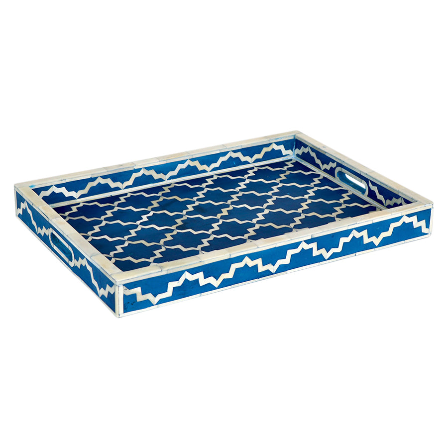 Blue Bone Inlay Tray