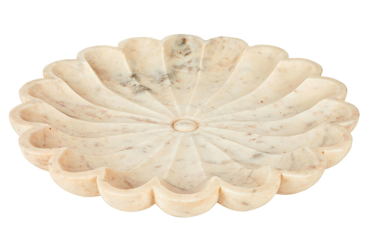Indian White Marble Lotus