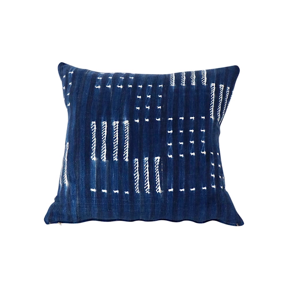 Indigo Mud Cloth Pillow
