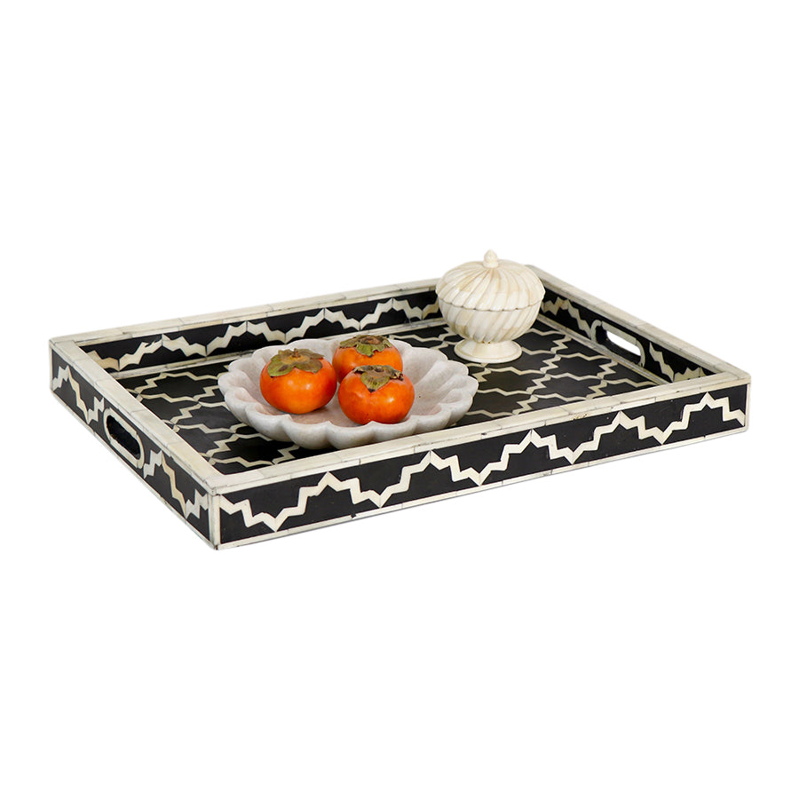 Leila Bone Inlay Tray
